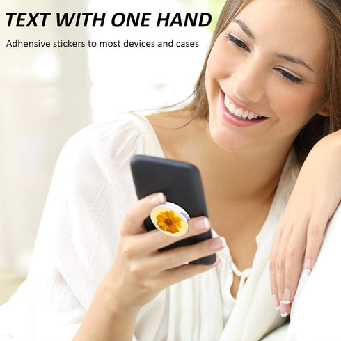 15 Pieces Blank Sublimation Phone Holders Collapsible Tablets and Cell Phones Grip Holder Adhesive Blank Finger Stand Holder with Double-Sided Tap...