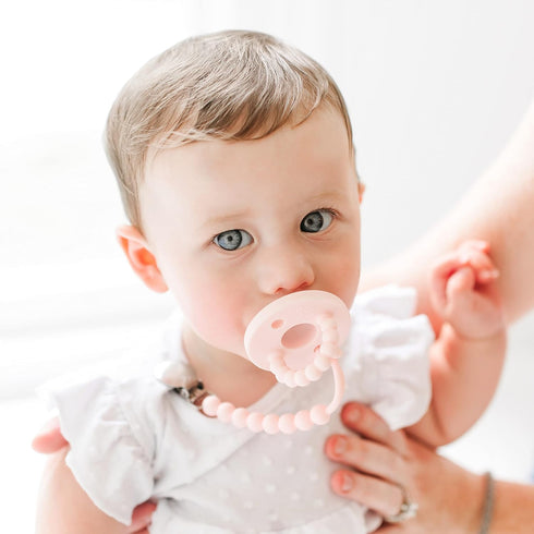 Ryan & Rose Cutie PAT Pacifier Teether (Stage 2, Pink)...