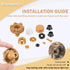 RK-17MH Repair Kit Metal Handle Repair Kit, for Woodford Model 17 Outdoor Faucet, Prevent Leaking Frost-Proof (12 Pcs)...