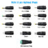 GINTOOYUN 5V USB2.0 to DC Power Cable USB2.0 to DC 5.5mmx2.1mm Universal Charging Cable with 13 Connector Plugs for Laptops, Speakers, Power Banks...