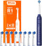 Bitvae R1 Rotating Electric Toothbrush with 8 Brush Heads for Adults and Kids, 60-Day Battery Life, 5 Modes Rechargeable Power Toothbrush with 2-M...