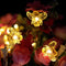 Small Honeybee 40 LED String Lights 1"(H) 13.5ft Battery Operated Waterproof Warm White with Remote Control for Indoor Covered Outdoor, Holiday Pa...