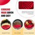 Clip On Kitchen Food Strainer for Spaghetti, Meat, Pasta, & Ground Beef Grease, Colander & Sieve Snaps or Clips Onto Bowls, Pots & Pans Includes S...