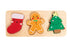 Pearhead 3 Piece Wooden Holiday Puzzle, Kids Christmas Puzzle, Holiday Puzzle Stocking Stuffer, Christmas Toys for Children, Holiday Toy Ideas, 3 ...