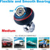 Hypersonic Steering Wheel Spinner Knob - Compatible with Standard Steering Wheels - Smooth Suicide Knob for Car, Tractor, Mower, Boat and Maneuver...