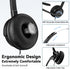 3.5mm Computer Headset with Microphone, Cell Phone Headset with Microphone Noise Cancelling for iPhone Samsung PC Business Skype Softphone Call Ce...