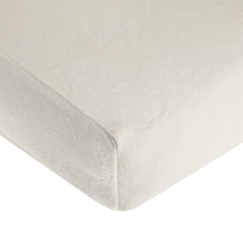 American Baby Company Heavenly Soft Chenille Fitted Crib Sheet 28" x 52", Warm and Cozy Neutral Chenille Sheet, Ivory, for Boys and Girls, Fits Cr...