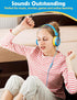 RIYO KH20 Kids Headphones with HD Microphone Compatible with Phones/laptops/Tablets/Computers and Gaming Devices (Sky Blue)...