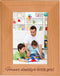 CustomGiftsNow Forever Daddy's Little Girl - Engraved Wood Picture Frame (4x6 Vertical)...