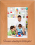 CustomGiftsNow Forever Daddy's Little Girl - Engraved Wood Picture Frame (4x6 Vertical)...