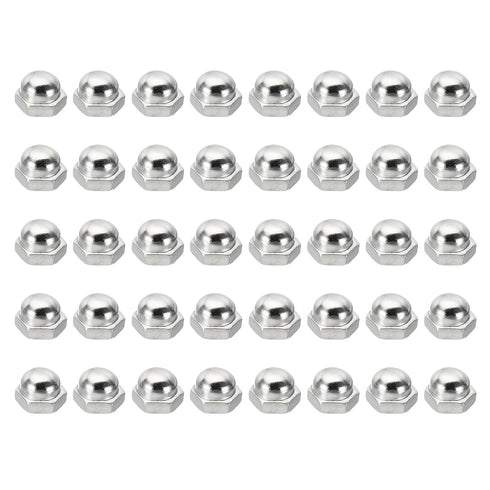 PATIKIL M10x1.5 Acorn Hex Bolt Covers, 40 Pcs Dome Head Carbon Steel Hexagon Decorative Cap Nuts for Home Repair, Industrial Equipment Fasteners, ...