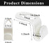 Hanger Connector Hooks – 50-Pack Clothes Hanger Connector Hooks – Space-Saving Hanger for Closet Organizer – Cascading Space Saver Hangers for Sma...
