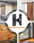 90/180 Degree Barn Door Lock, Small Flip Gate Latches Hardware, Door Security Sliding Door Latch Lock fo Cabinets, Barn Door, Bathroom, Gardenr Do...