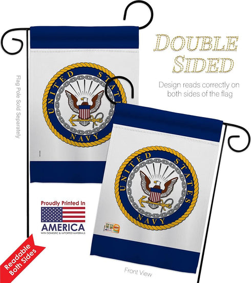 US Navy Garden Flag Home Decor Armed Forces Official United State American Decorations Yard Military Memorabilia Banner Remembrance Wall Tapestry ...