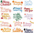 15PCS Word Die Cuts for Card Making Mother's day Die Happy Birthday Metal Cutting Dies Holiday Words Die Cuts for DIY Scrapbooking Photo Album for...