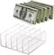 Hipiwe 2-Pack Acrylic File Organizer for Sorting Mail - 5 Slots Letter Sorter Clear Desktop Bill Divider Holder for Paper Envelope Document Book C...