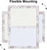 Bulletin Board Whiteboard White Felt Board Combo for Office School Kitchen Bedroom, White Wood Frame,10.2"*14.2",Whiteboard+WH-2636WH...