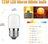 T28 1W E26 Small LED Edison Night Light Bulb Low Watt Vintage Edison Tube Bulb 2700K Warm White 15 Watt W/Frosted Glass for Refrigerator Freezer C...
