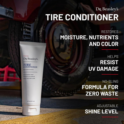 Dr. Beasley's Tire Conditioner 8 fl oz - Keeps Tires Looking New, Prevents Fading & Cracking, Resists UV, Restores Moisture & Color, Control Level...