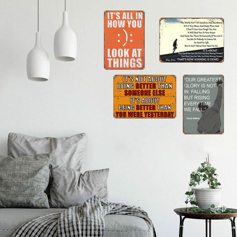 Discipline Poster Vintage Metal Sign Doing What Needs To Be Done Even When You Do Not Whant To Do It Tin Painting for Home Farmhouse Bar Pub Cafe ...