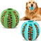 Chew Toy Balls 2pack Interactive Dog Treat Dispensing Ball Rubber Dog Puzzle Toy Chewing Toys for Boredom and Brain Stimulating Game Puppy Teethin...