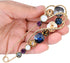 4.1" Vintage Rhinestone Crystal Flower Large Safety Pins Brooch Cardigan Scarf Sweater...