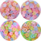 SUKPSY 50 Pcs Mix Soft Candy Resin Charms Flatback Fake Candy Buttons Embellishments Making Supplies for Cell Phone Case Scrapbooking Hair Clip He...