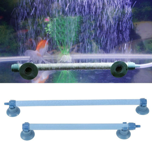 Zerone Air Stone Bubble, Fish Tank Aquarium Air Bubble Wall Air Stone Tube Spray Aeration Tube for Fish Tank(18")...