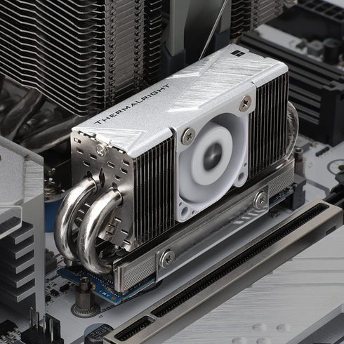 Thermalright HR10 2280 PRO SSD Cooler, Double Sided Heatsink, Carries 14.8W/m.k Silicone Pad, Includes 4 heatpipes, Reflow Process, 2280 SSD Heats...
