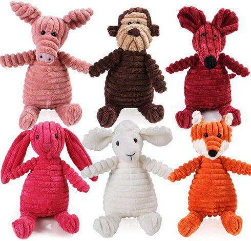 Stuffing Squeaky Plush Dog Toy Chew Speak Toy (Duck)...