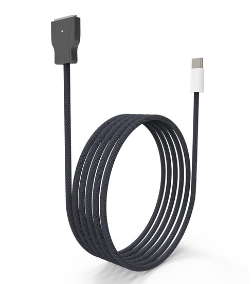 Type C to Magnetic Charging Cable,Compatible with magsafe3 and Macbook2012-2023, 2M, Midnight Black...