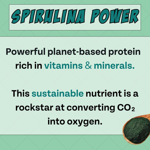 Plant-Based Spirulina Healthy Supplement & Dog Treat (5oz, 2-Pack) | Stop Grass Eating | Hypoallergenic, Chicken-Free Vegan Protein | Made in USA...
