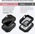 Tensea for Waterproof Apple Watch Screen Protector Case SE2 Series SE 6 5 4 44mm Accessories, iWatch Protective PC Face Cover Built-in Tempered Gl...