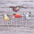 Toyvian Sloth Cake Topper Set Creative Cute Decor Cake Insert Card for Birthday Party Festival - 4pcs...