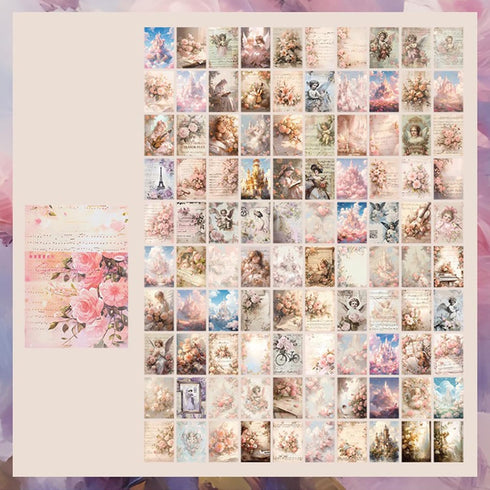 Chuchengio Scrapbook Craft Paper Kit for Scrapbook Journaling Supplies?Dream Craft Supplies Materials Decoupage Paper for Scrapbooking Supplies?Bu...