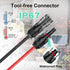10FT 6 in 1 Solar to XT60 Anderson DC7909 DC6530 DC5525 DC5521 Extension Charge Cable 12AWG Solar Connector Adapter Kit (10FT)...