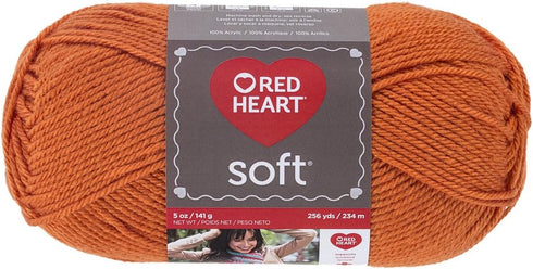 RED HEART Soft Yarn, Tangerine...