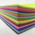 flic-flac 54pcs Felt Fabric Sheet Assorted Color Felt Pack DIY Craft Squares Nonwoven (10cm*10cm)...