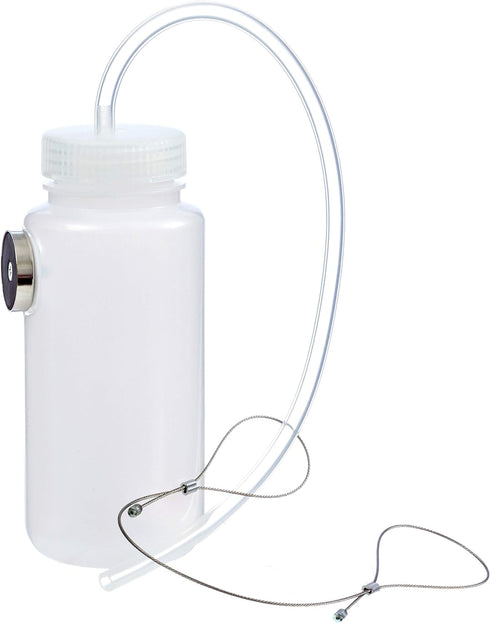 Mission Automotive 16 oz Easy-to-Use One Man Brake Bleeder Kit - Air and Brake Fluid Changer with Magnetic Mount and Lanyard for Car and Motorcycl...
