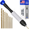 Pin Vise Hand Drill for Jewelry Making - Craft911 Manual Craft Drill Sharp HSS Micro Mini Twist Drill Bits Set, Small Rotary Tools for Wood, Plast...