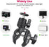 ULANZI R099 Super Clamp Camera Mount Clamp with 360° Ballhead, Bike/Bicycle/Motorcycle Handlebar Mount for Insta360/GoPro/AKASO/DJI Osmo Action Ca...