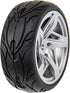 5-Spoke 12mm Hex Hub Wheel Rims & Rubber Tires Compatible with HSP Tamiya HPI Kyosho 1/10 On-Road Touring Car,WLtoys 1/14 144001 Traxxas 1/16 Slas...