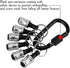 1/4 Inch Bit Holder Keychain, Hex Screwdriver Bits Holder Extension Bar, Quick Change Screw Bit Holder for Most Electric, Hand-held Screwdrivers a...