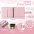 52 Week Money Saving Challenge Binder, A7 Savings Challenges Books with Cash Envelopes, Pink Budget Binder for Planning and Saving $500...