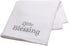 Cotton Knit Baby Blanket with Embroidery, Little Blessings, 30 in. x 40 in., White, Unisex...