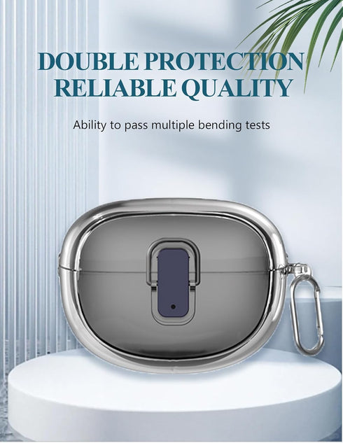 Case Cover for Bose Ultra Open Earbuds,Clear Soft TPU Protective Cover with Keychain and Cleaner Kit for Women Men Shockproof Skin,Clear...