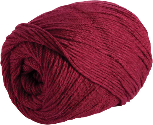 Knit Picks Dishie Worsted Weight 100% Cotton Yarn Red - 100 g (Pomegranate)...