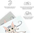 Silicone Cat Serving Mat – Waterproof and Anti-Slip, Ideal for Cat Bowls, 18 * 13" (White)...