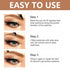Magic Eyebrow Pencil, 3D Waterproof Microblading Eyebrow Pen, 4 Tipped Precise Brow Pen, Fine Stroke Microblading Eyebrow Pencil Natural (Gray Bro...