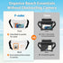 F-color Waterproof Fanny Pack Floating - Waterproof Waist Pack with 35oz Buoyancy - Cruise Essentials Must Haves Fanny Pack Waterproof Keeps Phone...